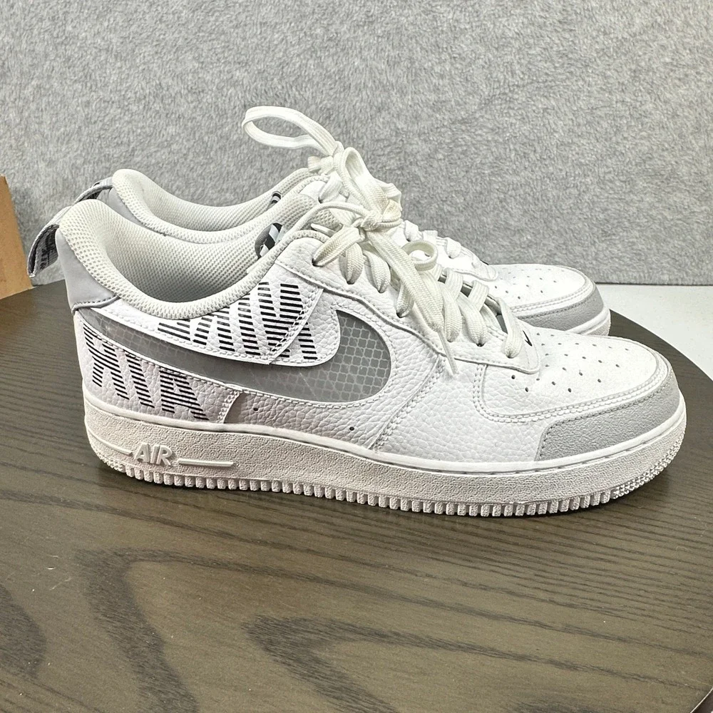 2019 Mens Nike Air Force One Low Under Construction Sz 10 BQ4421-100